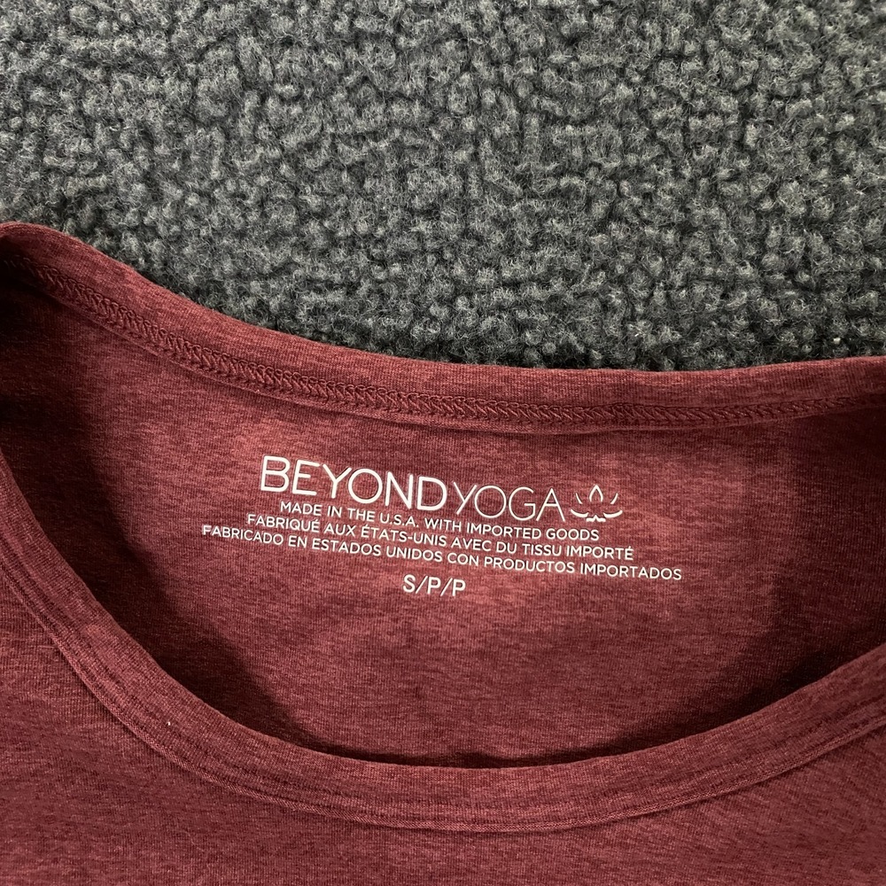 Beyond Yoga Beyond Yoga Motivate Spacedye Cropped Tank size Small Red Pink Top - Picture 2 of 8